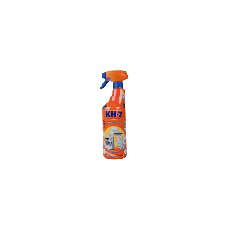 Quitagrasa kh-7 con pistola pulverizadora apto para superficies de uso alimentario botella de 715 ml Quitagrasa kh-7 con pistola pulverizadora apto para superficies de uso alimentario botella de 715 ml