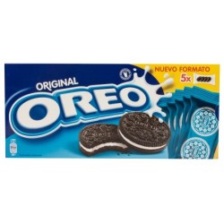 Galleta oreo original caja de 5 paquetes de 4 unidades 220 gr