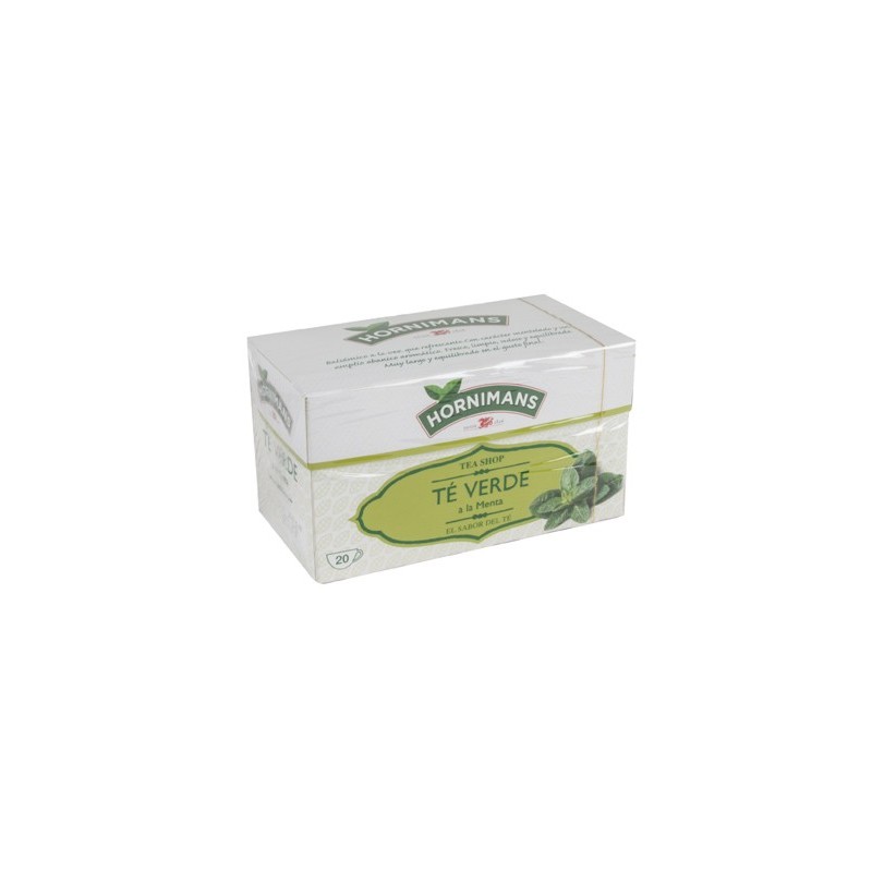Te verde hornimans a la menta caja de 20 bolsas