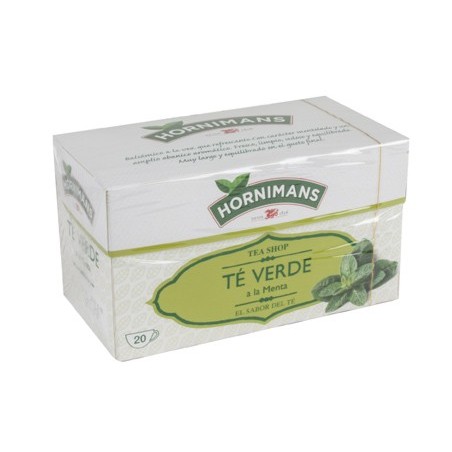 Te verde hornimans a la menta caja de 20 bolsas