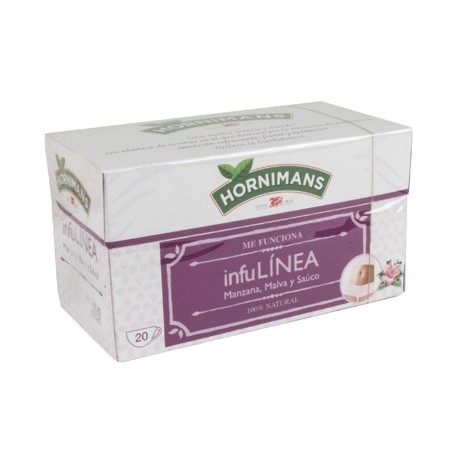 Te hornimans infulinea manzana malva y sauco caja de 20 bolsas