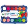 Acuarela giotto 24 colores con pincel estuche de plastico