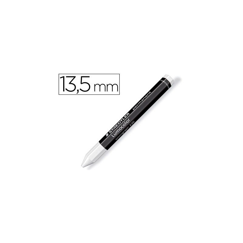 Cera staedtler para marcar blanco lumocolor permanente omnigraph 236 caja de 12 unidades Cera staedtler para marcar blanco lumocolor permanente omnigraph 236 caja de 12 unidades