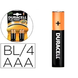 Pila duracell recargable aaa 750 mah blister de 4 unidades