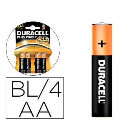 Pila duracell recargable aa 1300 mah blister de 4 unidades