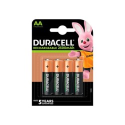 Pila duracell recargable staycharged aa 2500 mah blister de 4 unidades