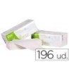 Toalla de papel mano engarzada ecologica xtrasec 20x23 cm 2 capas paquete con 196 unidades