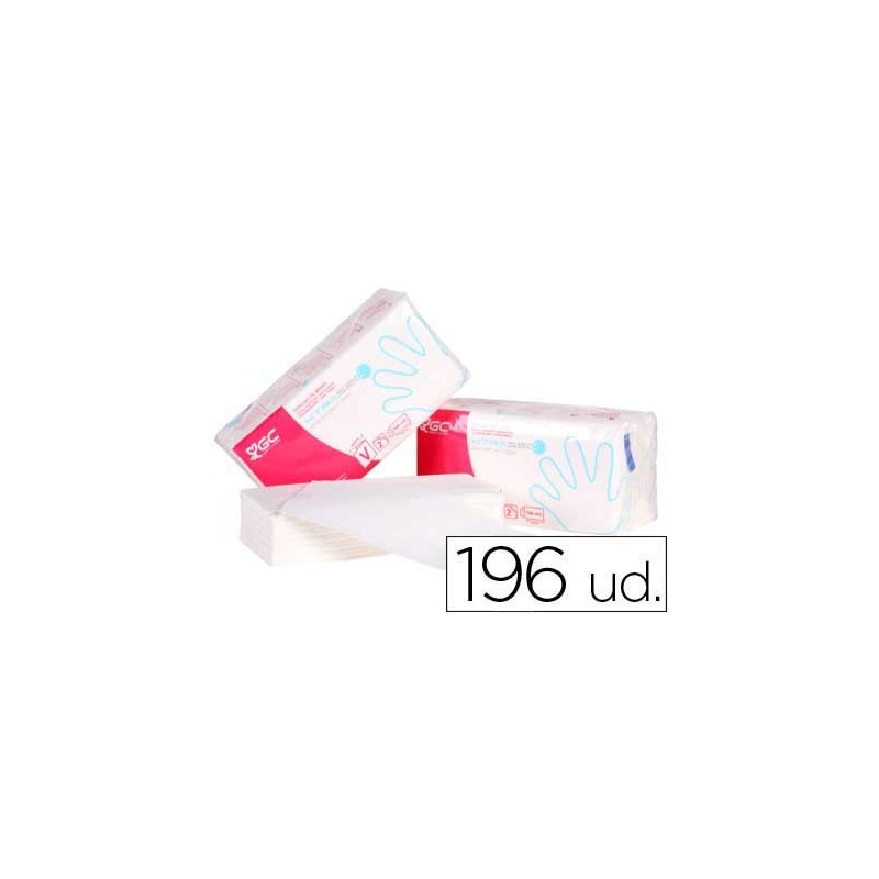 Toalla de papel mano engarzada ecologica 20x23 cm 2 capas paquete con 196 unidades Toalla de papel mano engarzada ecologica 20x23 cm 2 capas paquete con 196 unidades