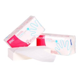 Toalla de papel mano engarzada ecologica 20x23 cm 2 capas paquete con 196 unidades