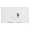 Archivador de palanca liderpapel folio documenta forrado pvc con rado lomo 75mm blanco con compresor