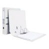 Archivador de palanca liderpapel folio documenta forrado pvc con rado lomo 75mm blanco con compresor