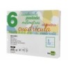 Recambio liderpapel cuarto apaisado pautaguia 100 hojas 75 g cuadriculado pautado 6 mm con margen 2 taladros