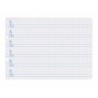 Recambio liderpapel cuarto apaisado pautaguia 100 hojas 75 g cuadriculado pautado 6 mm con margen 2 taladros
