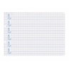 Recambio liderpapel cuarto apaisado pautaguia 100 hojas 75 g cuadriculado pautado 8 mm con margen 2 taladros