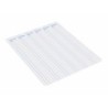 Recambio liderpapel cuarto apaisado pautaguia 100 hojas 75 g cuadriculado pautado 6 mm con margen 2 taladros