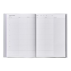 Cuaderno de programacion additio a4 plan mensual y programacion semanal del curso sin fechas