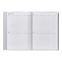 Cuaderno de programacion additio a4 plan mensual y programacion semanal del curso sin fechas