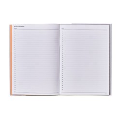 Cuaderno de notas aditio a5 horario planificacion mensual plan de curso