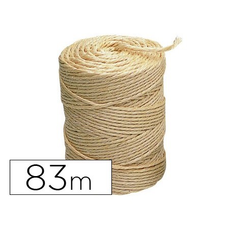 Cuerda sisal 3 cabos liderpapel rollo 1/2 kg