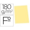 Subcarpeta cartulina gio folio amarillo pastel 180 g/m2