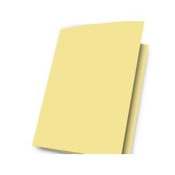 Subcarpeta cartulina gio folio amarillo pastel 180 g/m2