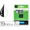Cinta dymo negro transparente 19mm x 7 mt d1