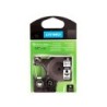 Cinta dymo negro blanco 12mm x 5,5 mt d1 polyester adhesivo permanente
