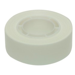 Cinta adhesiva apli 33 mt x 19 mm color blanco