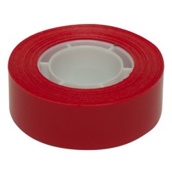 Cinta adhesiva apli 33 mt x 19 mm color rojo