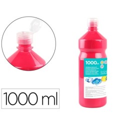 Tempera liquida liderpapel escolar 1000 ml fucsia