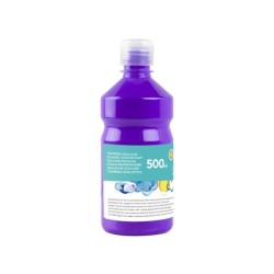 Tempera liquida liderpapel escolar 500 ml violeta