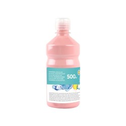 Tempera liquida liderpapel escolar 500 ml rosa