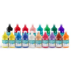 Tempera liquida liderpapel escolar 500 ml amarillo limon