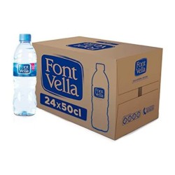 Agua mineral natural font vella sant hilari 500 ml