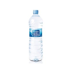 Agua mineral natural font vella botella sant hilari 1,5 l