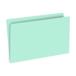 Subcarpeta cartulina gio din a4 verde pastel 180 g/m2