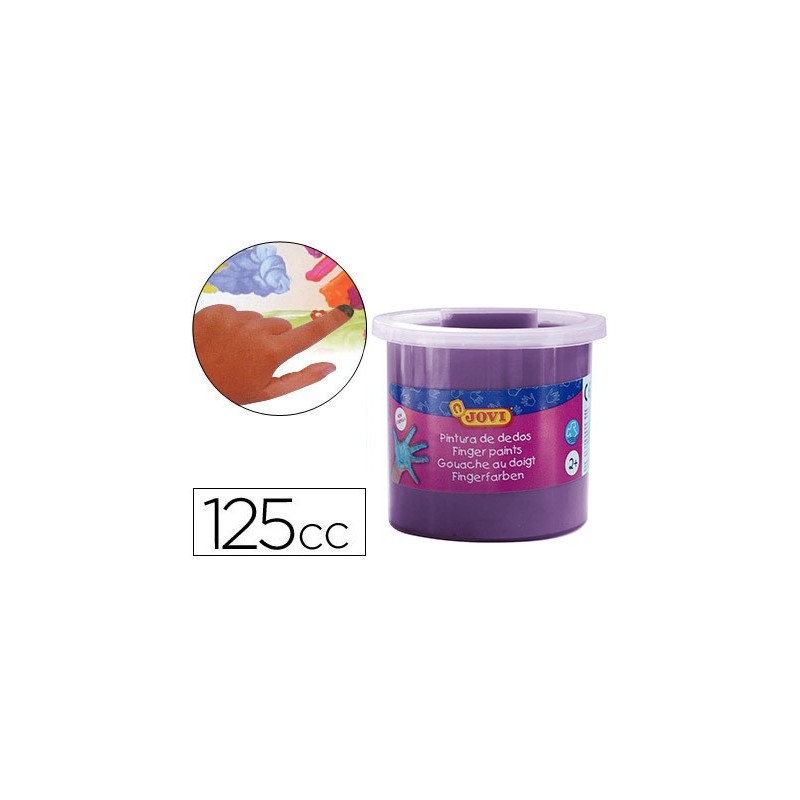 Pintura a dedos jovi 125 cc violeta