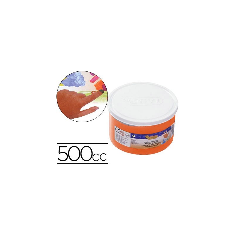 Pintura a dedos jovi 500 cc naranja