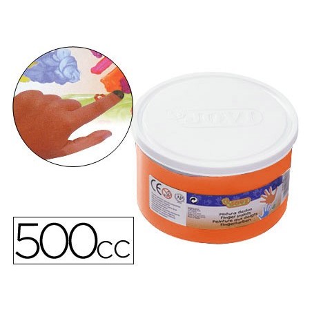 Pintura a dedos jovi 500 cc naranja
