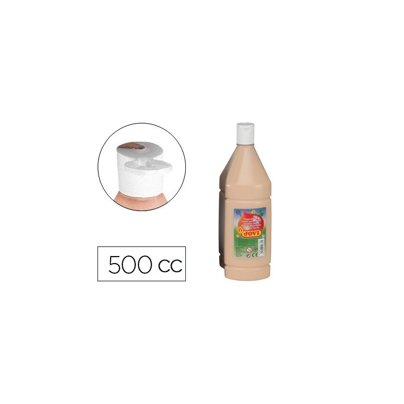 Tempera liquida jovi escolar 500 ml carne