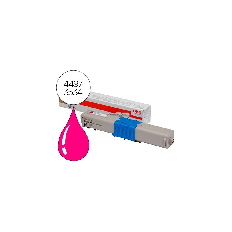 Toner oki c301dn/c321dn magenta 1500 pag