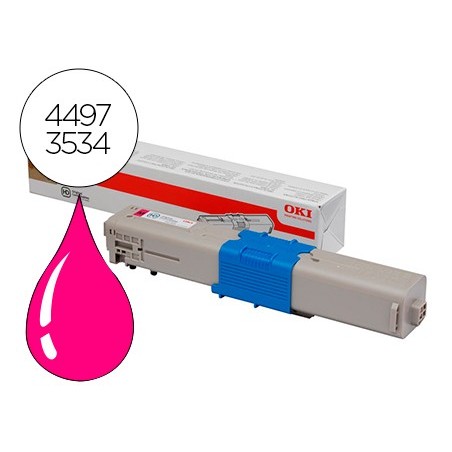 Toner oki c301dn/c321dn magenta 1500 pag