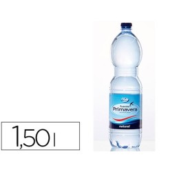 Agua mineral natural fuente primavera botella de 1,5 l