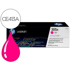 Toner hp 305a laserjet m351/m451/m375/m475 magenta 2600 pag
