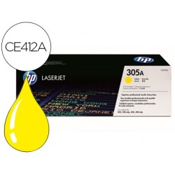 Toner hp 305a laserjet m351/m451/m375/m475 amarillo - 2600 pag -