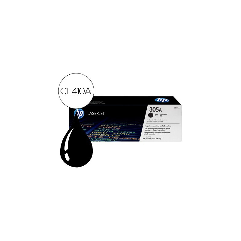 Toner hp 305a laserjet m351/m451/m375/m475 negro 2200 pag