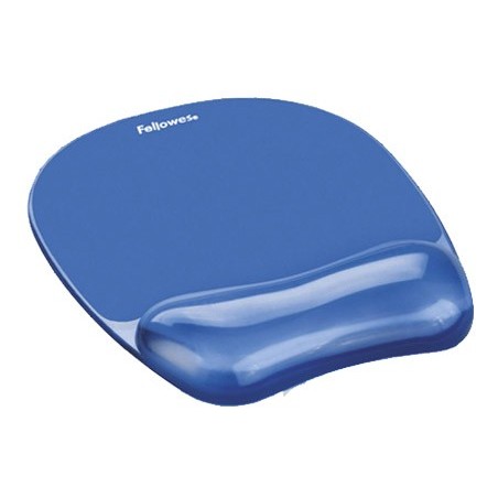 Alfombrilla para raton fellowes azul con reposamuñeca de gel
