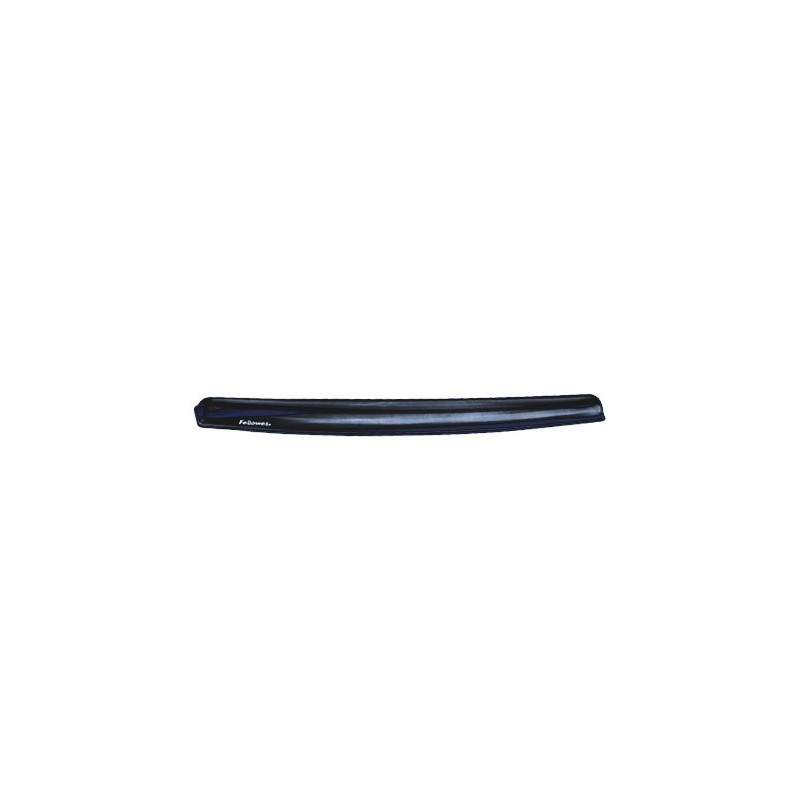 Reposamuñecas de gel fellowes para teclado color negro 471x59x16 mm