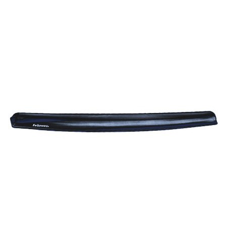 Reposamuñecas de gel fellowes para teclado color negro 471x59x16 mm