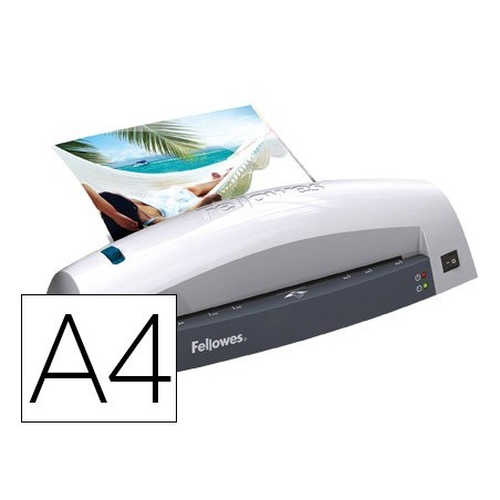 Plastificadora fellowes lunar din a4 2 rodillos hasta 125 mc